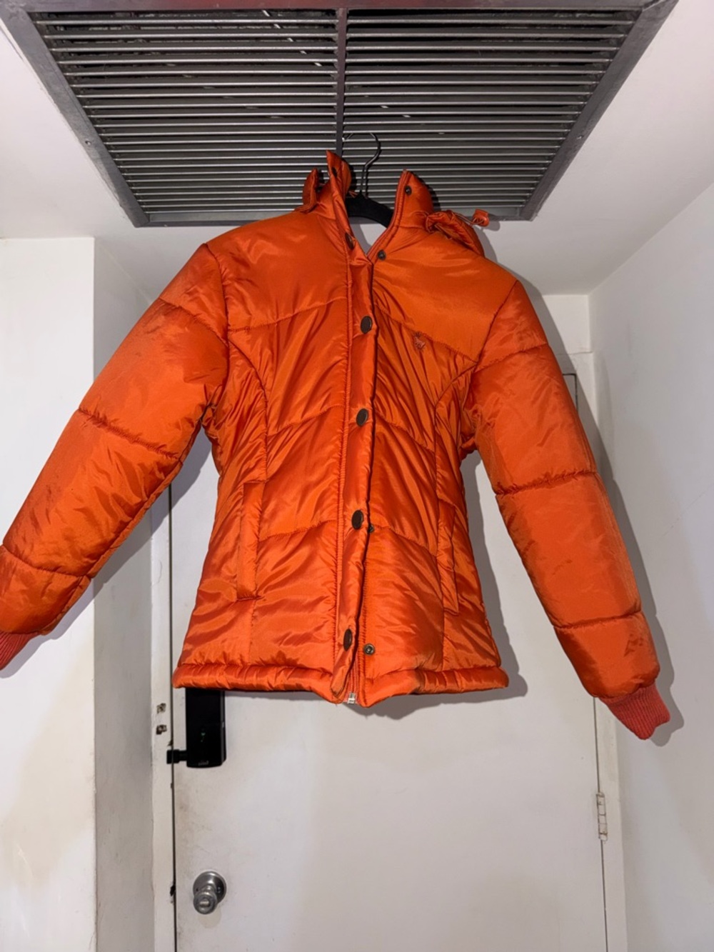 Abercrombie & Fitch Orange Puffer Jacket - Kids